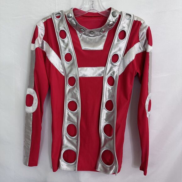 Disney MK Cast Member Uniform Stitch’s Super Sonic Robot Dancer Costume Mens Red - Picture 3 of 8